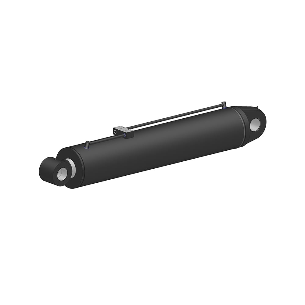 Hydrauliczny dolny cylinder z bocznym obciążeniem